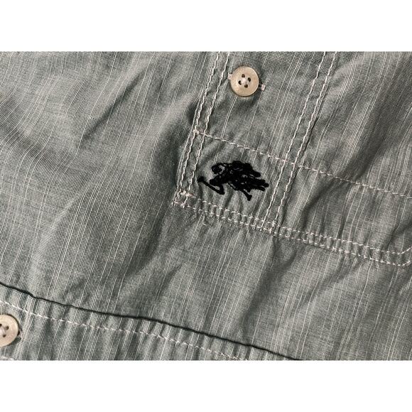 US Polo Assn Size XXL Pale Blue Button Down Short Sleeve Casual Shirt Men’s - Picture 2 of 6